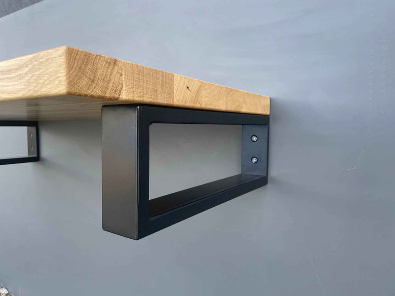 Heavy Duty Metal Rectangular Shelf Brackets for Washbasin Tops and Shelves