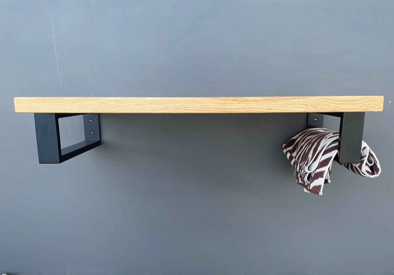 Heavy Duty Metal Rectangular Shelf Brackets for Washbasin Tops and Shelves