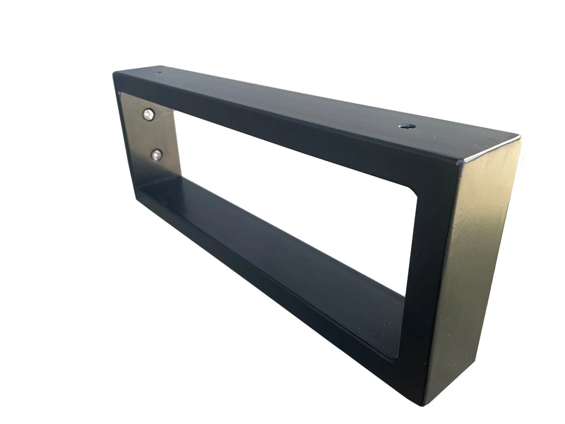 Rectangular Metal Brackets for Shelving and Washbasin Tops, Industrial Heavy-duty Brackets, Wall Mounted Decorative Shelf Support Brackets