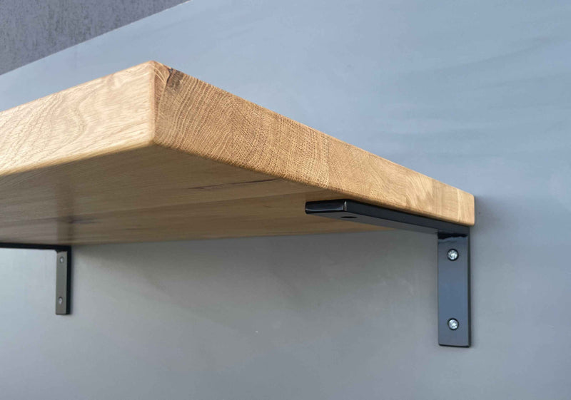 Heavy Duty Metal L Shape Shelf Brackets for Washbasin Tops and Shelves