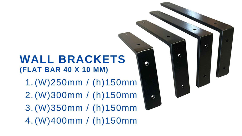 Heavy Duty Metal L Shape Shelf Brackets for Washbasin Tops and Shelves