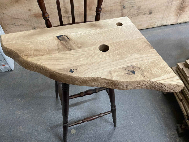 Solid Oak Washbasin Top Handmade Wooden Bathroom Countertop