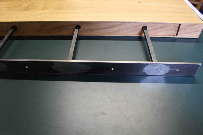 Oak Wood Floating Shelves – Modern Rustic Wall Display with Live or Straight Edge