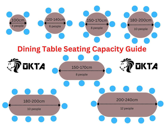 Expandable Round Oak Dining Table with Metal Legs