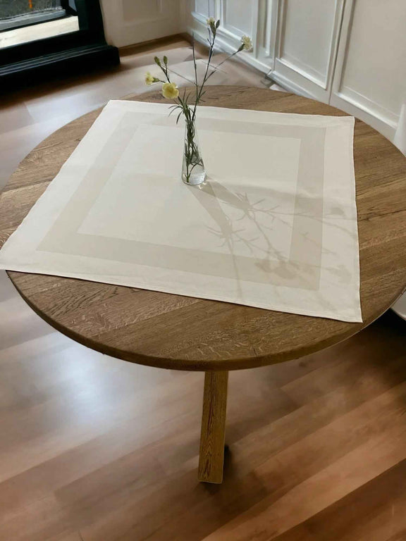 Solid Oak Dining Table with Unique Wooden Spider Legs