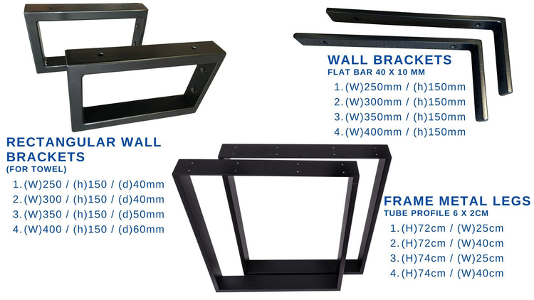 Metal Supports & Brackets