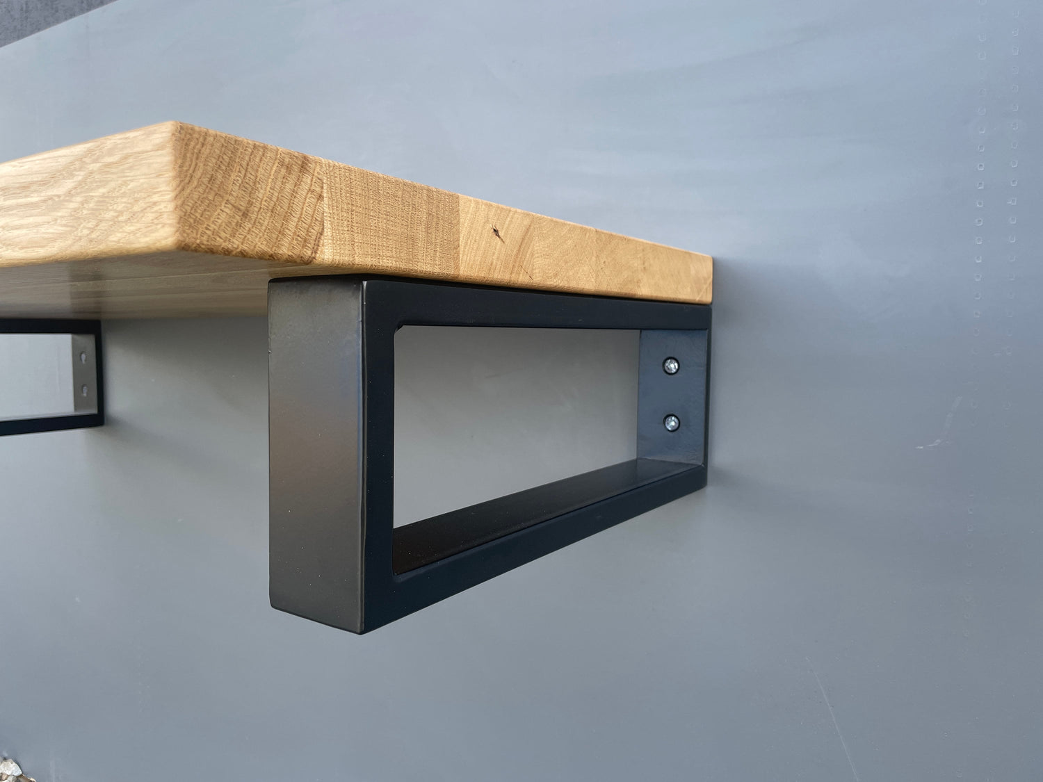Rectangular Metal Brackets for Shelving and Washbasin Tops, Industrial Heavy-duty Brackets, Wall Mounted Decorative Shelf Support Brackets