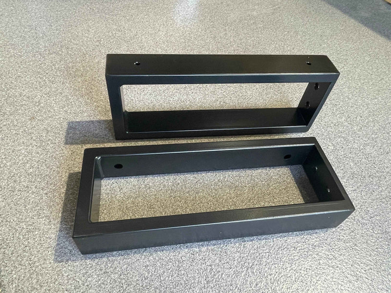 Heavy Duty Metal Rectangular Shelf Brackets for Washbasin Tops and Shelves