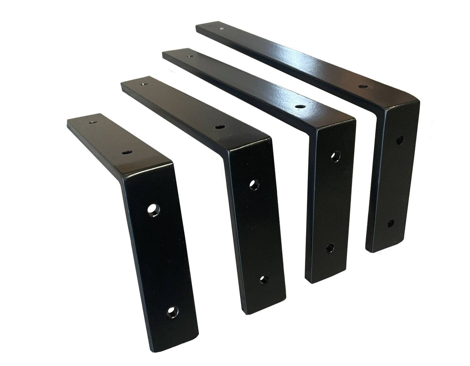 Metal L-shape Brackets for Shelving and Washbasin Tops, Industrial Heavy-duty Brackets, Wall Mounted Decorative Shelf Support Brackets