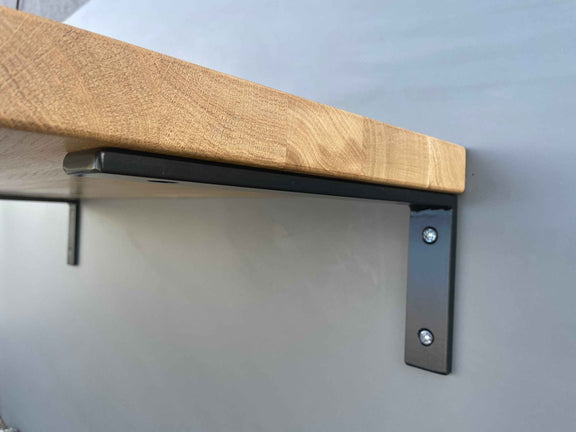 Heavy Duty Metal L Shape Shelf Brackets for Washbasin Tops and Shelves