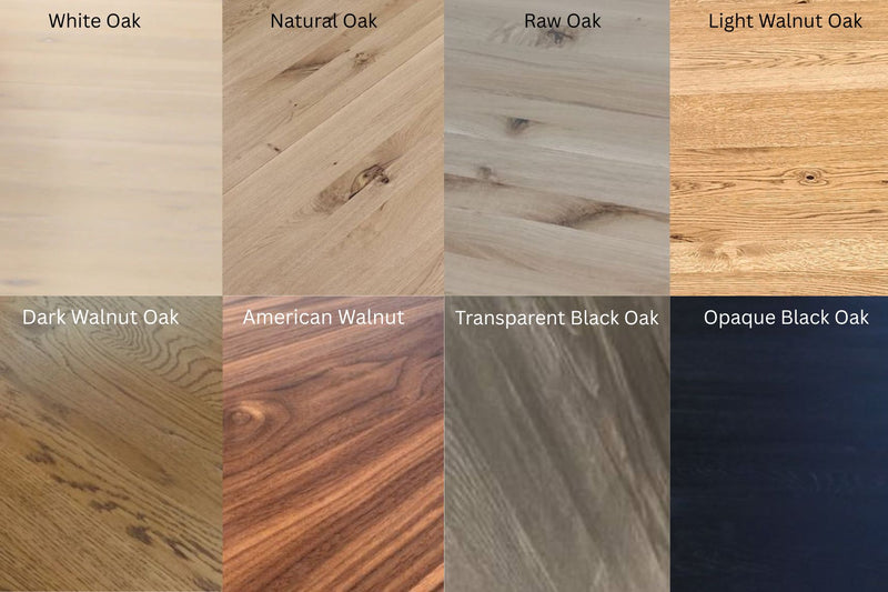 Expandable Round Oak Dining Table with Metal Legs