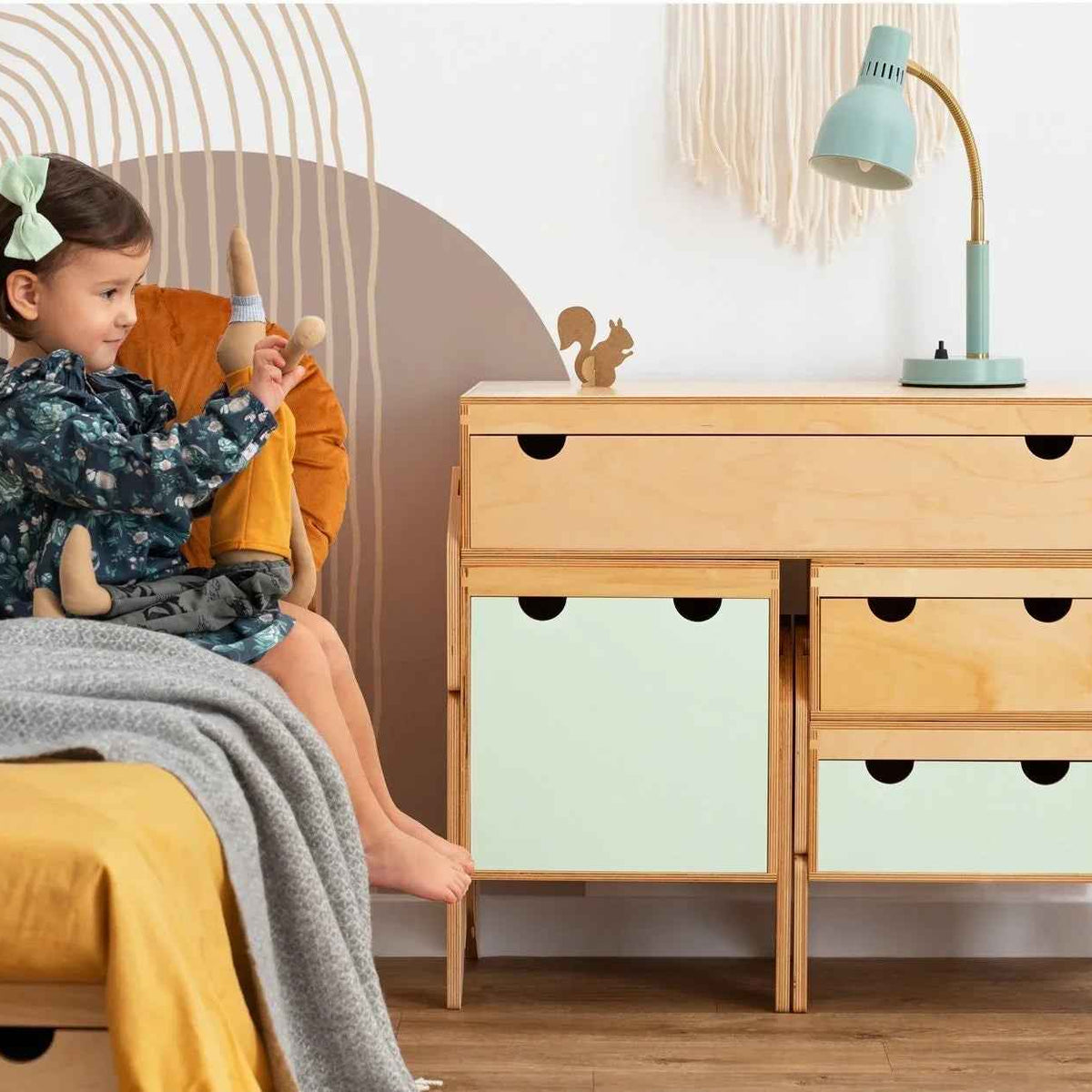 Montessori-Inspired Children's Furniture with Playful Colors