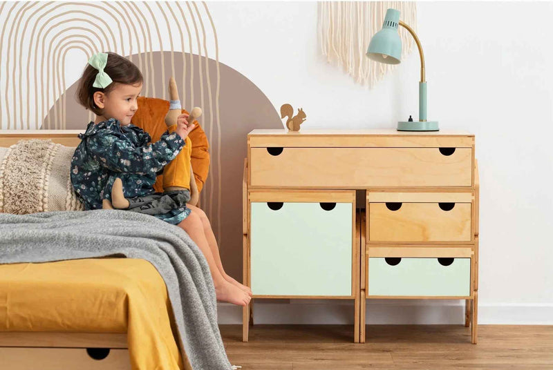 Montessori-Inspired Children's Furniture with Playful Colors