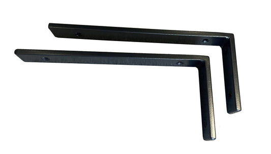 Metal L-shape Brackets for Shelving and Washbasin Tops, Industrial Heavy-duty Brackets, Wall Mounted Decorative Shelf Support Brackets
