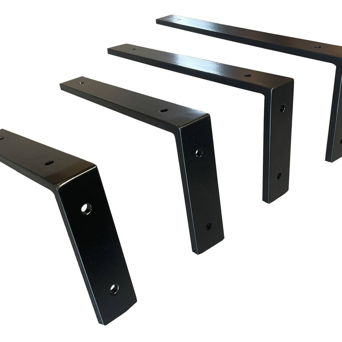 Metal L-shape Brackets for Shelving and Washbasin Tops, Industrial Heavy-duty Brackets, Wall Mounted Decorative Shelf Support Brackets