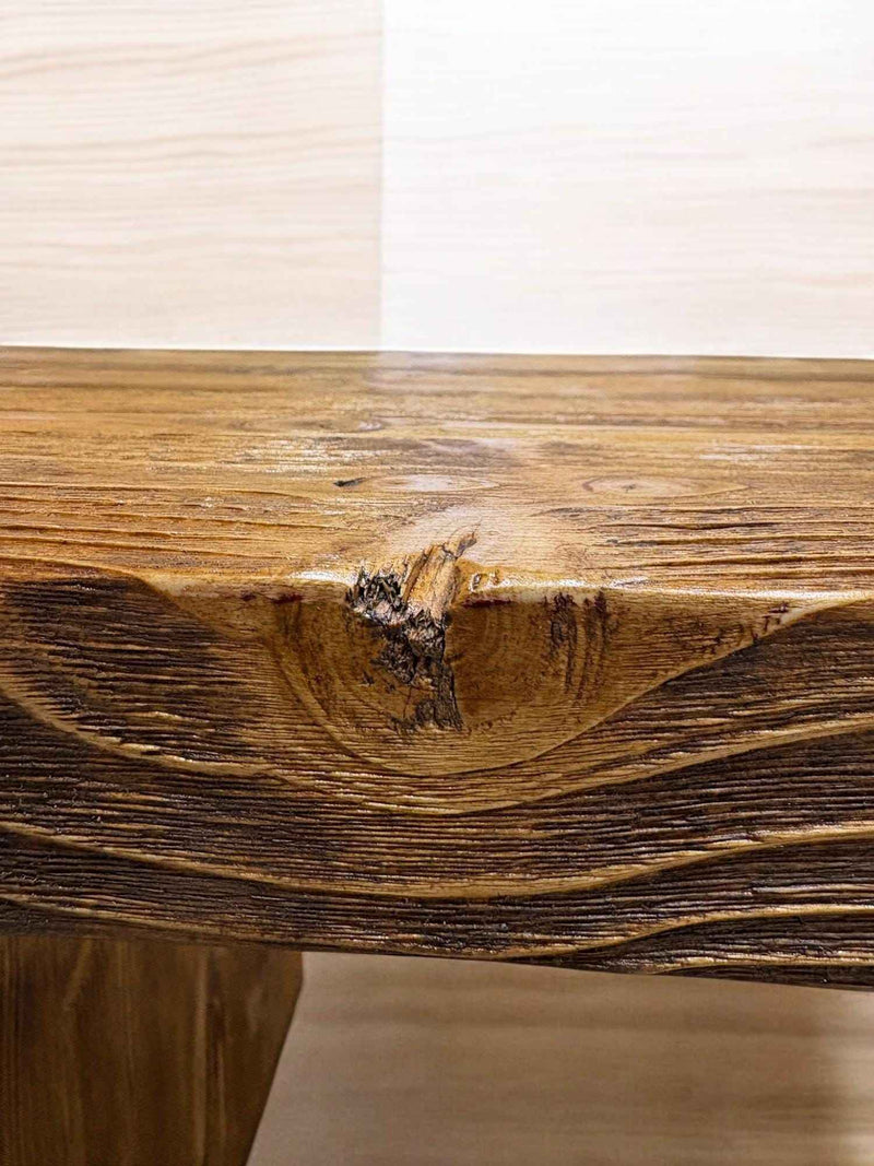 Modern Solid Wood Office Desk Custom Industrial Workstation with Storage