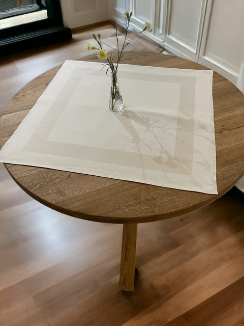 Rustic Solid Oak Dining Table with Unique Wooden Spider Legs