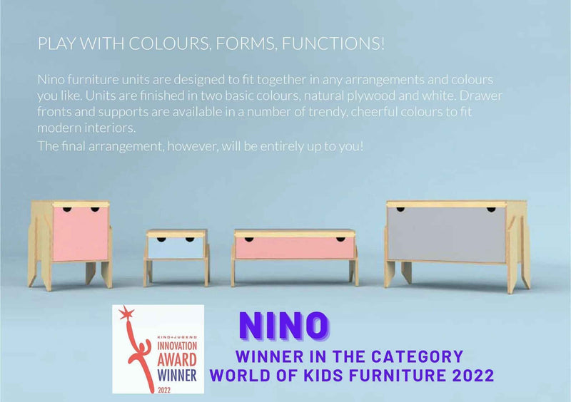 Kids Furniture, Montessori Toy Shelf, Children's Storage, Modern Wooden Cupboard, Toy Shelf for Child, Red Colour furniture, Kids Sideboard