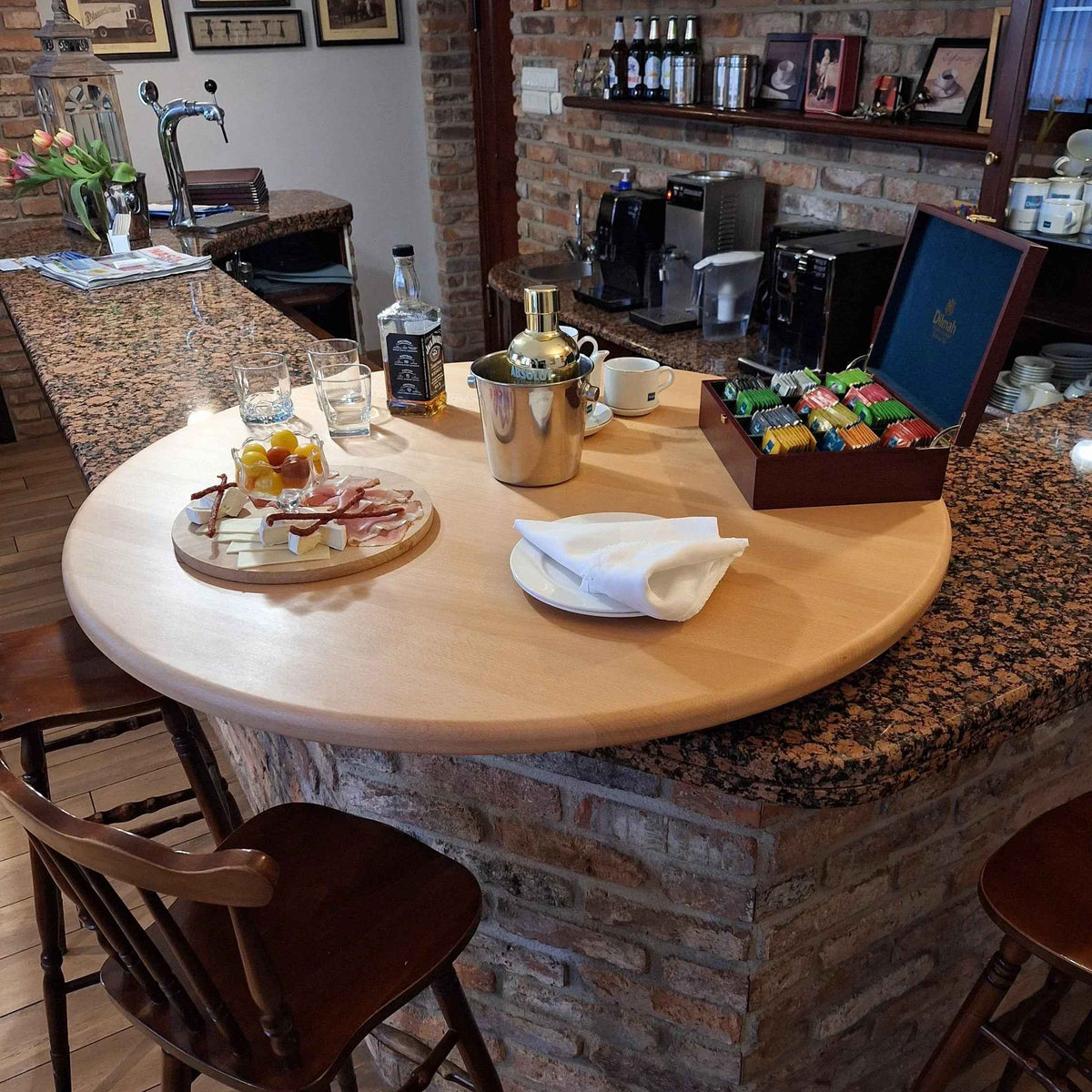 Artisan Crafted Lazy Susan Serving Board