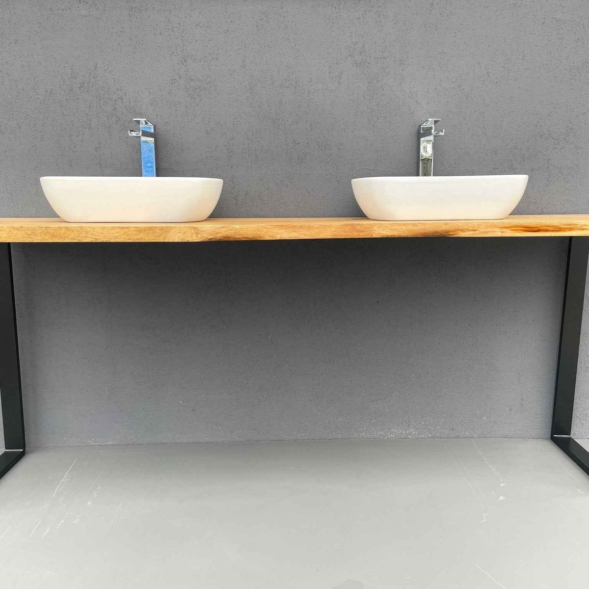 Industrial Metal Frame Legs for Tables, Consoles & Washbasins – Heavy Duty Coffee Table Runners and Sink Supports