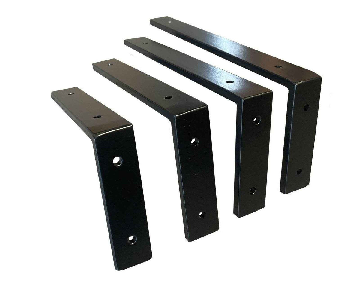 Rectangular Metal Bracket Heavy Duty Metal L Shape Shelf Brackets for Washbasin Tops and Shelves ...