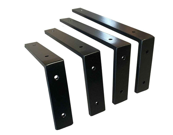 Heavy Duty Metal L Shape Shelf Brackets for Washbasin Tops and Shelves