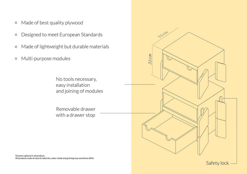 Montessori-Inspired Children's Furniture with Playful Colors