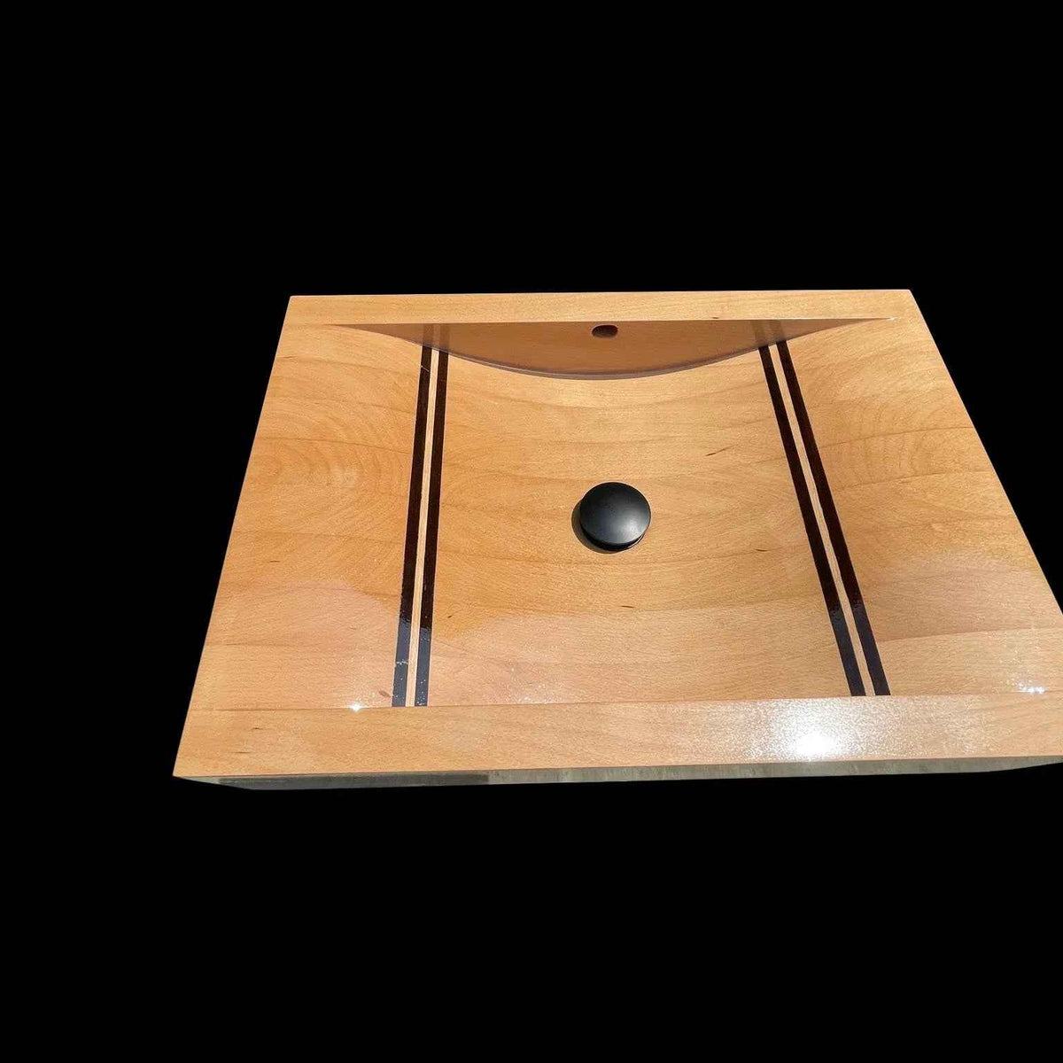 OKTAQUA Handcrafted Wooden Bathroom Sink (Model 001)