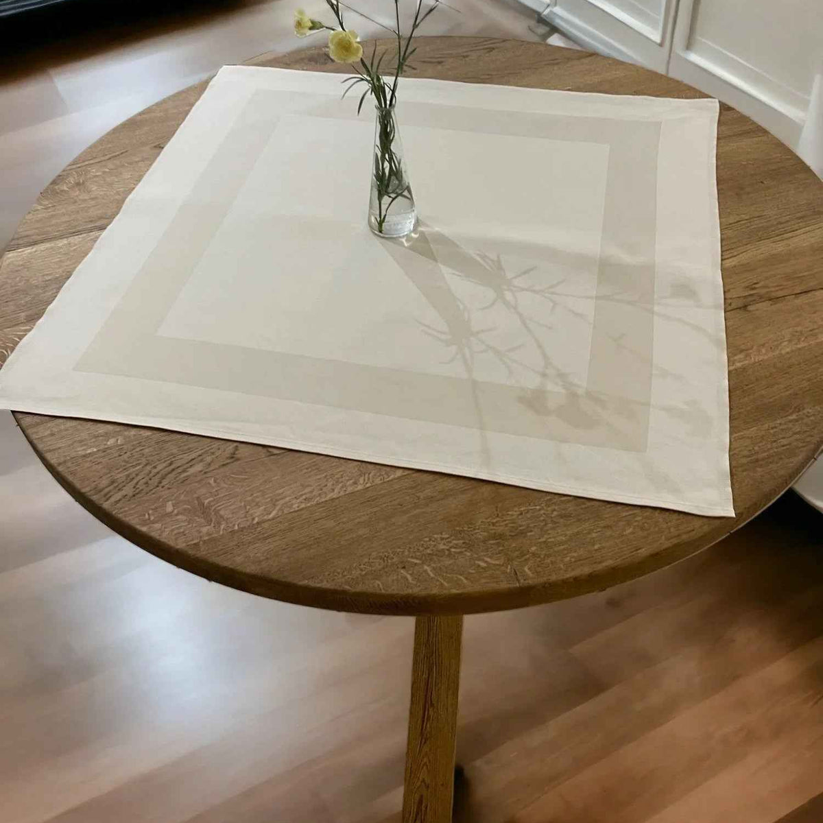 Solid Oak Dining Table with Unique Wooden Spider Legs