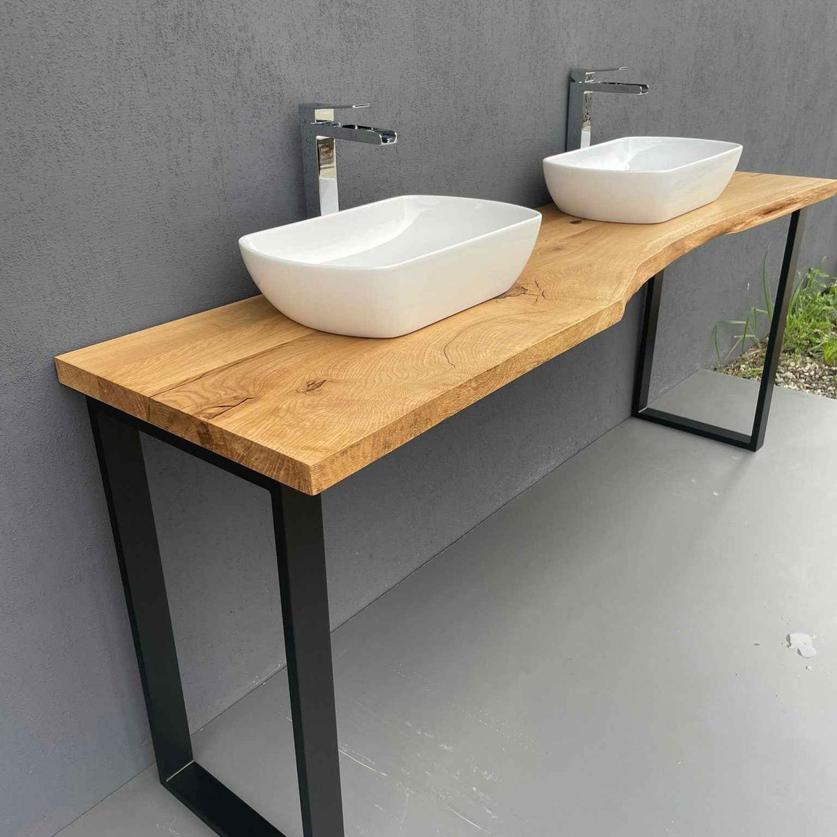 Industrial Metal Frame Legs for Tables, Consoles & Washbasins – Heavy Duty Coffee Table Runners and Sink Supports