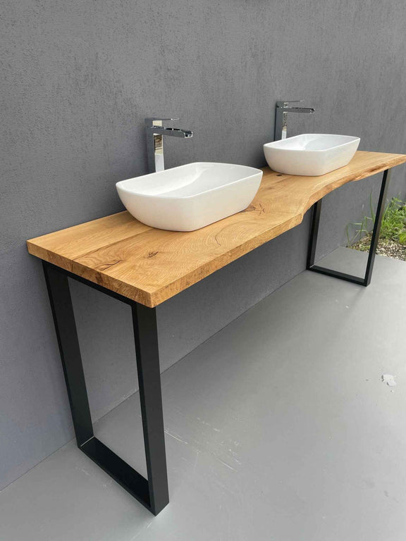 Industrial Metal Frame Legs for Tables, Consoles & Washbasins – Heavy Duty Coffee Table Runners and Sink Supports