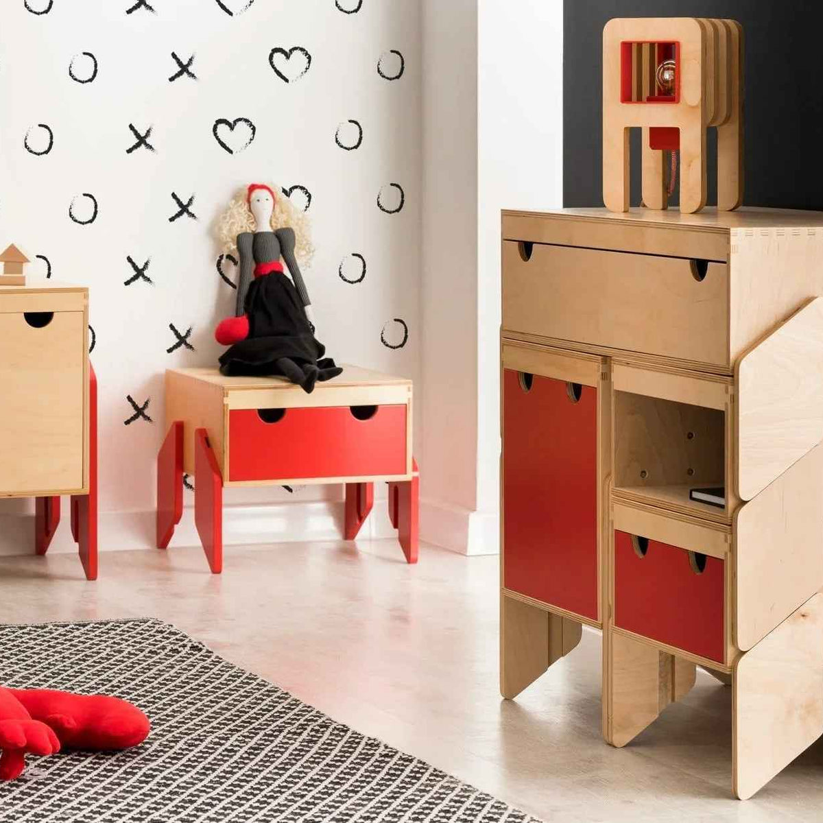 Montessori-Inspired Children's Furniture with Playful Colors