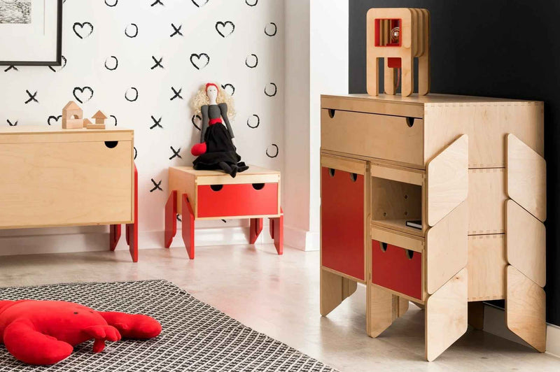 Montessori-Inspired Children's Furniture with Playful Colors